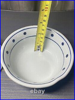 Lot Of 4 Vintage Japanese Soup Plates Tableware Ceramic Porcelain Blue White CLR