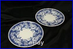 Masons Blue & White Crabtree & Evelyn Dinner Plates 10.5 Lot of 2