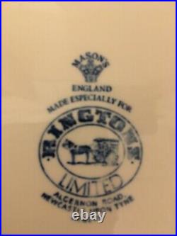 Masons England White & Blue Vintage Antique Rare Collectable Plate 10 Orignal