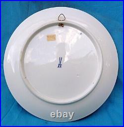 Meissen Germany Blue Successive Marks 10¼ Charger / Plate 1930's Dealers Sign