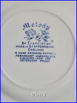 Melody By Franciscan 1975, 14Pieces Blue & White