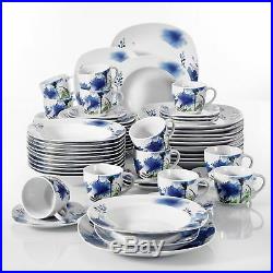 Modern Kitchen Dinnerware Dinner Set Plates Bowls Porcelain Tableware Dining Set