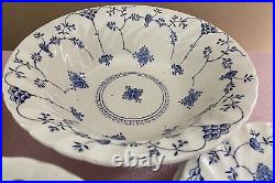 Myott Finlandia Staffordshire England Blue/White 17 Pcs Plates Platter Bowls++