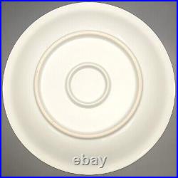 Nabeshima Porcelain Garlic 6pc Dinner Plate Set Circa 1940s Japan 11 Diameter