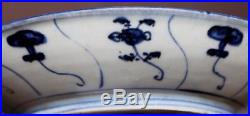 Nice Chinese Ming Dynasty Chenghua Old Plate Blue And White Porcelain Dish HX69