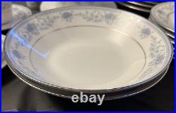 Noritake Blue Hill 2482 Bone China Dinner / Tea Service 47 pieces Immaculate
