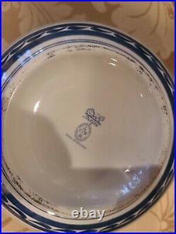 OUD WILLIAMSBURG LARGE DELFT PUNCH BOWL C 44 Blue and White Made in Holland