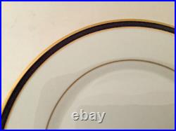 OXFORD Annapolis Blue 4 Dinner Plates & 3 Salad Plates All New, Unused EUC