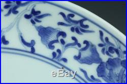 Oct213 Very Rare Kakiemon Aikakkiemonblue&white Porcelain Plate Middle Edo
