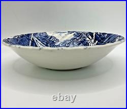 Old Foley James Kent Blue & White Cottage Scene Dinner Set for Four 20 Piece
