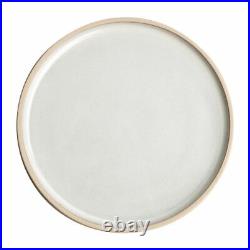 Olympia Canvas Flat Round Plate Murano White / 180mm (Ø). Pack Quantity 6