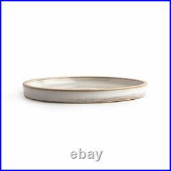 Olympia Canvas Flat Round Plate Murano White / 180mm (Ø). Pack Quantity 6