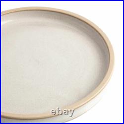 Olympia Canvas Flat Round Plate Murano White / 180mm (Ø). Pack Quantity 6