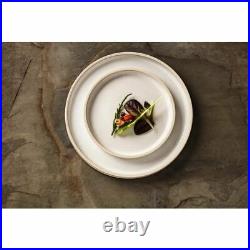 Olympia Canvas Flat Round Plate Murano White / 180mm (Ø). Pack Quantity 6