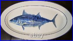 Oval Serving Platter 21 Williams Sonoma La Mer Fish Marc Lacaze