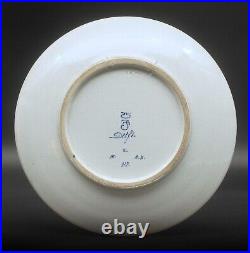 PERFECT Porceleyne Fles blue & white Delft plate 1928 Olympics Amsterdam