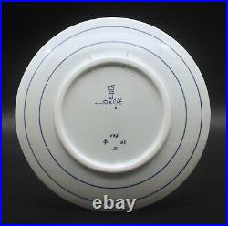 PERFECT Porceleyne Fles blue & white Delft plate submarine Hr. Ms. K XVIII 1935