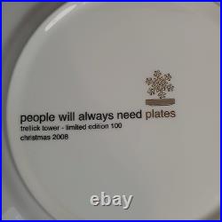 People Will Always Need Plates TRELLICK Plate Limited Edt 100 Christmas 2008