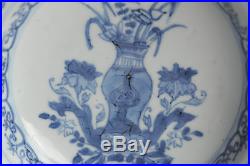 Perfect Antique 18th c Kangxi Porcelain Plate Chinese Qing China Old Blue White