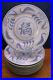 Pier 1 Chinese Character Calligraphy 8 Dinner Plates Blue White Blessing