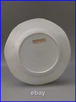 Plate Miles Mason Two Temples Pearlware Blue & White C1805