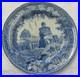 RARE Antique Rogers Staffordshire Blue & White MONOPTEROS Plate c1784-1835 #2
