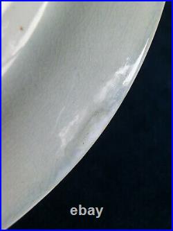 RARE BLUE & WHITE TRANSFERWARE PLATE TULIP BORDER PUNTING RIVER CHERWELL c. 1825