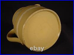 RARE EARLY 1800s BLUE & WHITE BAND PITCHER YELLOW WARE