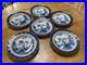 RARE! Full Set Of 6 Booths Real Old Willow Large 26cm Dishes 9072-Good Condition