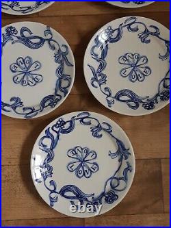 RUAN HOFFMAN ANTHROPOLOGIE JARDIN DES PLANTES 5 X Starter Plates RARE