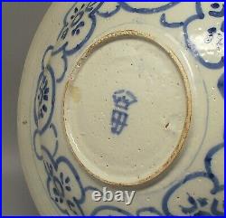 Rare 18thC Italian Torino Blue & White Maiolica Faience Charger Plate 30cm