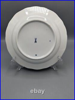 Rare 6 Meissen Blue Onion Side Salad Plates 8 Deep Plates Excellent