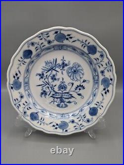 Rare 6 Meissen Blue Onion Side Salad Plates 8 Deep Plates Excellent