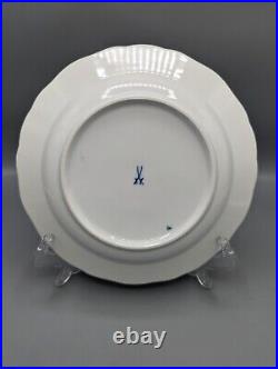 Rare 6 Meissen Blue Onion Side Salad Plates 8 Deep Plates Excellent