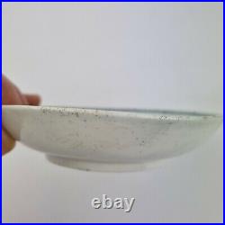 Rare Antique English 18th Century Blue & White Saucer Chinoiserie Decoration