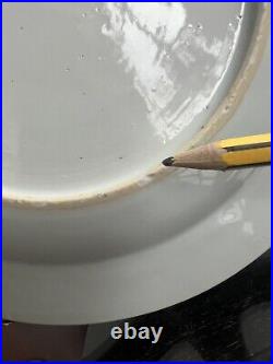 Rare Chinese Blue White Porcelain Kangxi period (1662-1722) Shallow Plate 23cm