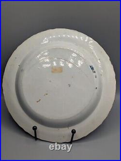 Rare Flight Worcester Blue & White Porcelain'Sucatorio' Pattern Plate c. 1790