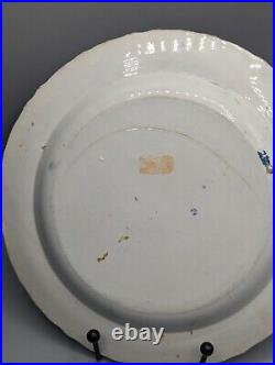 Rare Flight Worcester Blue & White Porcelain'Sucatorio' Pattern Plate c. 1790