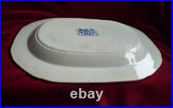 Rare G Weston Willow Pattern Meat Platter Serving Plate Ironstone China c. 1820