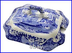 Rare New Grand Italian Blue White Lidded Soup Tureen Vegetable Dish 14 Wedding