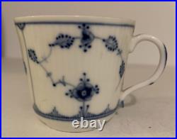 Rare early 19th Century Copenhagen Blue Fluted Plain coffee cup