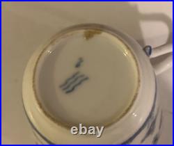 Rare early 19th Century Copenhagen Blue Fluted Plain coffee cup