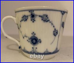 Rare early 19th Century Copenhagen Blue Fluted Plain coffee cup