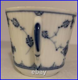 Rare early 19th Century Copenhagen Blue Fluted Plain coffee cup