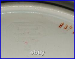 Rare plate from China beautiful design in laid with gold colour and dark blue