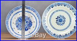 Rarity & Top Quality! Blue White Strainer Qianlong Plate Flowers Qing Chinese