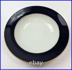 Rosenthal Claudine Cobalt White/ Blue Deep Plate 8.5 inch Lot of 6