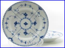 Royal Copenhagen #4 Plate Blue Fluted Half Lace Dinner Plate 25.5cm Large