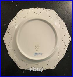 Royal Copenhagen Blue Fluted Double Lace Plate 21cm