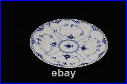 Royal Copenhagen Blue Fluted Full Lace #1084 6 Dinner Plates, 1st Quality